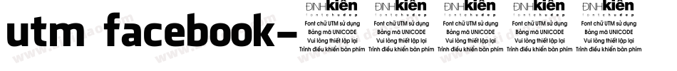 utm facebook字体转换
